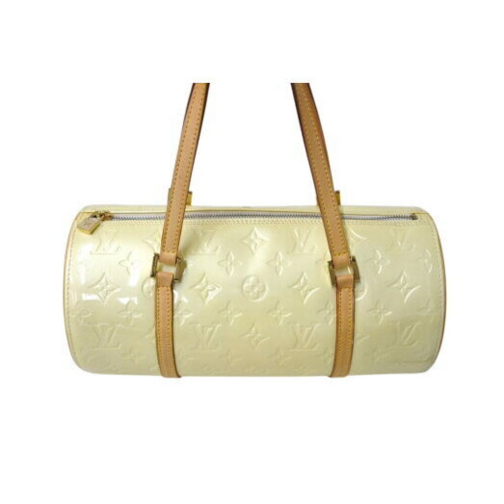 Louis Vuitton Bedford Handbag Monogram Vernis Patent Cylindrical Yellow - Picture 2 of 8